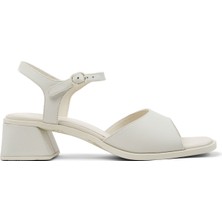 Camper Deri Beyaz Kadın Topuklu Sandalet K201734-003