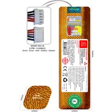 Robogil Ecovacs DJ65 5200MAH Therma Serisi Alev Geçirmez Kaplamalı Uyumlu Robot Süpürge Bataryası T.D5215BS-ECO-006