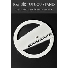 GÖKTÜRK3D Dikey Ps5 Slim Cdli ve Dijital Versiyonu Vertical Standı Playstation 5 Slim Standı Ps5 Dik Tutucu