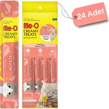 Me-O Creamy Kedi Ödül Maması Somon Balığı 24'lü 15 GR