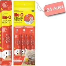 Me-O Creamy Kedi Ödül Maması Yengeç ve Ton Balığı 24'lü 15 GR