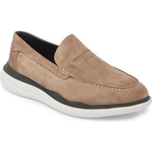 Tergan  Vizon Hakiki Süet Deri Erkek Loafer - E24I1AY56644-A02
