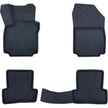 Renault Clio 3 2005-2012 Premium Havuzlu 5d Oto Paspas Takımı Tam Uyumlu