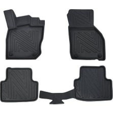 Skoda Octavia 2020 ve Sonrası Premium Havuzlu 5d Oto Paspas Takımı Tam Uyumlu