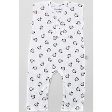 Boumini Kolsuz Uzun Bacaklı Çıtçıtlı Bebek Tulum Ollie Krem