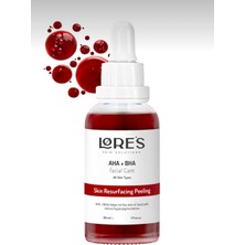 Lores Beauty Canlandırıcı & Kırmızı Peeling Serum (AHA10% Bha2%)