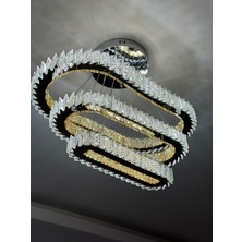 3 Katlı Kristal Lazer 3 Renk Seçeneği (Beyaz,sarı ve G.ışığı) Yanmaktadır.