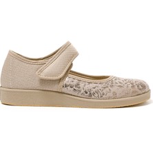Kadın Sandalet 985 Green Life Stretch Women's Footwear Beige