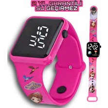 Teknotrust Su Geçirmez Figürlü Dijital Dokunmatik LED Ekran Işıklı Çocuk Saati