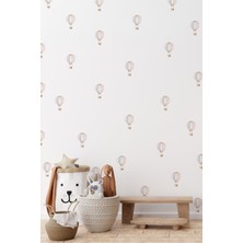 Watercolor Balonlar Sticker Seti Özel Kesimli Mat Yüzeyli Çocuk Bebek Odası Sticker Seti 44 Parça
