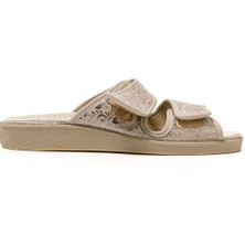 Kadın Sandalet 5688 Green Life Stretch Women's Footwear Beige