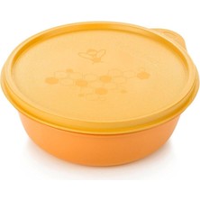 Mediterian Turuncu Meyve ve Sebze Saklama Kabı, 630 ml, Plastik, Tek Parça