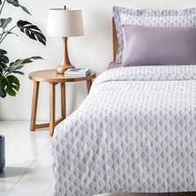 Green Black Tria Tek Kişilik %100 Ege Pamuğu Nevresim Takımı - Çarşaflı - 2 Yastıklı Lila