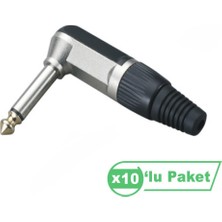 Losen LC3132 Mono Pipo Jack Konnektör ( 10 Lu Siyah )