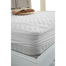 Mira Home 180X200 Kapitoneli Çift Kişilik Sıvı Geçirmez Alez Fitted Geçmeli Yatak Koruyucu