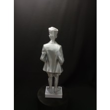 Starlab3dstudios  Mustafa Kemal Atatürk Büstü (Gümüş Renk) (22CM)