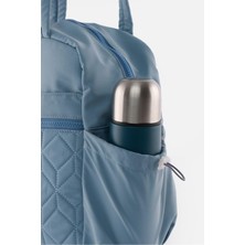 İcone Bag Spor Çanta Çok Cepli, Suluk & Biberon Bölmeli, Kapitone Detaylı, Valize Takılabilir