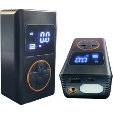 Dijital Lastik Şişirme Pompası 150 Psı 12V 2.0AH