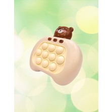 Brother Toys Işıklı Popit Oyun Konsolu Pop It Quick Push Oyuncak Ayıcık Model