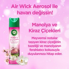 Air Wick Airwick Aerosol Manolya ve Kiraz Çiçeği Oda Kokusu (6 x 300 Ml)
