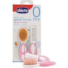 Chicco Tarak&Fırça Seti (Pembe) 8058664011926