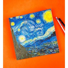 Van Gogh Yıldızlı Gece Tasarımlı Sketch Book