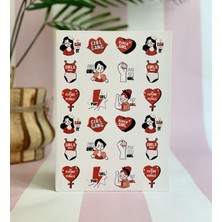 Girl Gang Tasarımlı Sert Kapaklı Defter