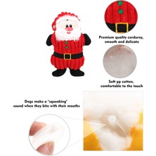 Xixishop Evcil Hayvan Pluş Şıngırdatma Oyuncakları Noel Serisi Köpek Evcil Hayvanları Için Sevimli Diş Çıkartma Oyuncakları (Yurt Dışından)