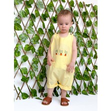 Mia Baby Nakışlı Yazlık Efil Tulum