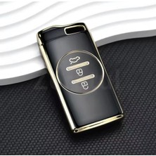 Chery Tiggo 7 Pro Anahtar Kılıfı Siyah-Gold
