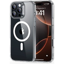 ESR Apple iPhone 16 Pro Kılıf + Ekran Koruyucu Set Halolock Magsafe Classic Hybrid Silikon - Şeffaf