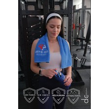 Nakışlı Spor Havlusu, Ter Emici Spor Havlusu, Fitness Havlusu, Antrenman Havlusu