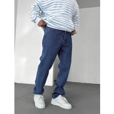 Wkm Casual Erkek Baggy Denim Kot Pantolon