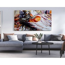 Renkli Soyut Kanvas Tablo