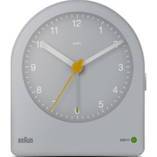Braun BC22G Gri Klasik Analog Alarmlı Masa Saati