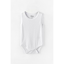 Tiffany Baby %100 Pamuk Nefes Alan Jakarlı Bebek Atlet Badi  0 36 Ay