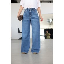 Yıkamalı Baggy Jean