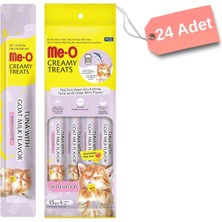 Me-O Yavru Kedi Krema Ödül Maması Ton Balığı ve Keçi Sütlü 24'lü 15 GR