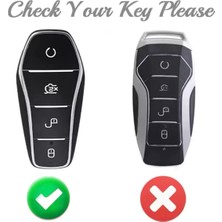 Byd Seal U Dm-I Beyaz-Silver Anahtar Kılıfı