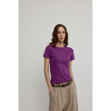 Kadın Puppy Kısa Kollu Basic T-Shirt