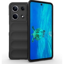 Teleplus Infinix Note 30 4g Kılıf Magic Shield Tpu Flannel Etnik Kapak