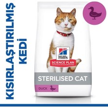 Hills Young Sterilised Ördekli Kısırlaştırılmış Kedi Maması 1.5 kg