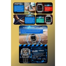 Nomios Harvox Watch X1 Pro Saat Iphone ve Android Tüm Telefonlara Uyumlu 100GÜN Sarj Süreli Akıllı Saat