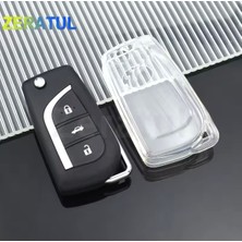 Toyota Avensis Şeffaf Anahtar Kılıfı