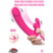 Kissers Şarjlı Klitoris Uyarıcı Dil Dudak Hareketli G Nokta Uyarıcı Güçlü Titreşimli Oral Vibratör