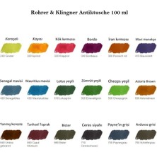 Rohrer & Klingner Antik Mürekkep 28-Modern Sanatçılar Için Profesyonel 100ML 650-CAPUT-MORTUUM