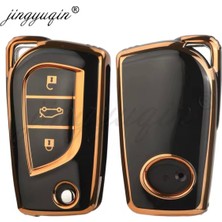 Toyota Auris Anahtar Kılıfı Siyah-Gold