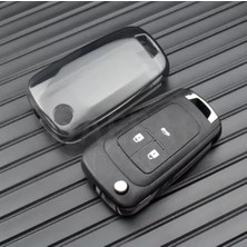 Opel Astra J Şeffaf-Füme Anahtar Kılıfı