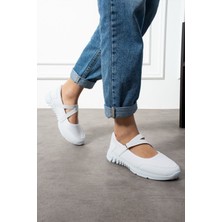 Albishoes Günlük Kadın Babet Kolay Giyilebilir Hava Alabilen Hafif Rahat Esnek Kadın Spor Ayakkabı