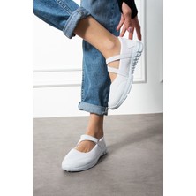Albishoes Günlük Kadın Babet Kolay Giyilebilir Hava Alabilen Hafif Rahat Esnek Kadın Spor Ayakkabı